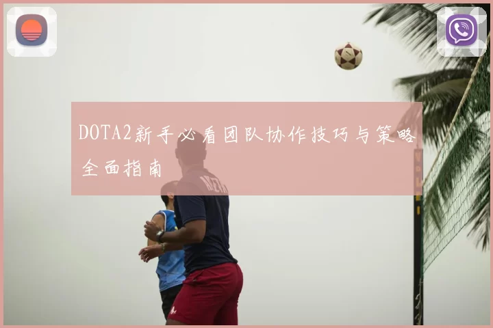 DOTA2新手必看团队协作技巧与策略全面指南