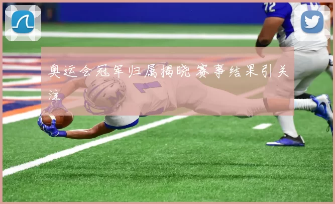 奥运会冠军归属揭晓 赛事结果引关注