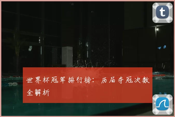 世界杯冠军排行榜：历届夺冠次数全解析